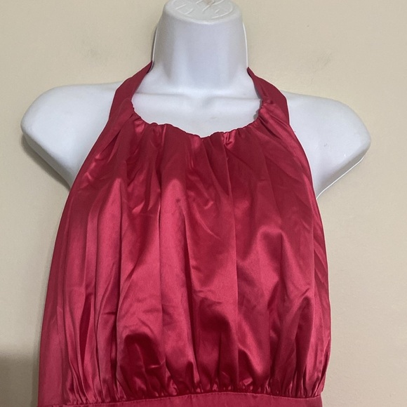Fashion Nova Out The Gallery Satin Bubble Mini Dress Pink Bubble party prom Y2K - Picture 7 of 9